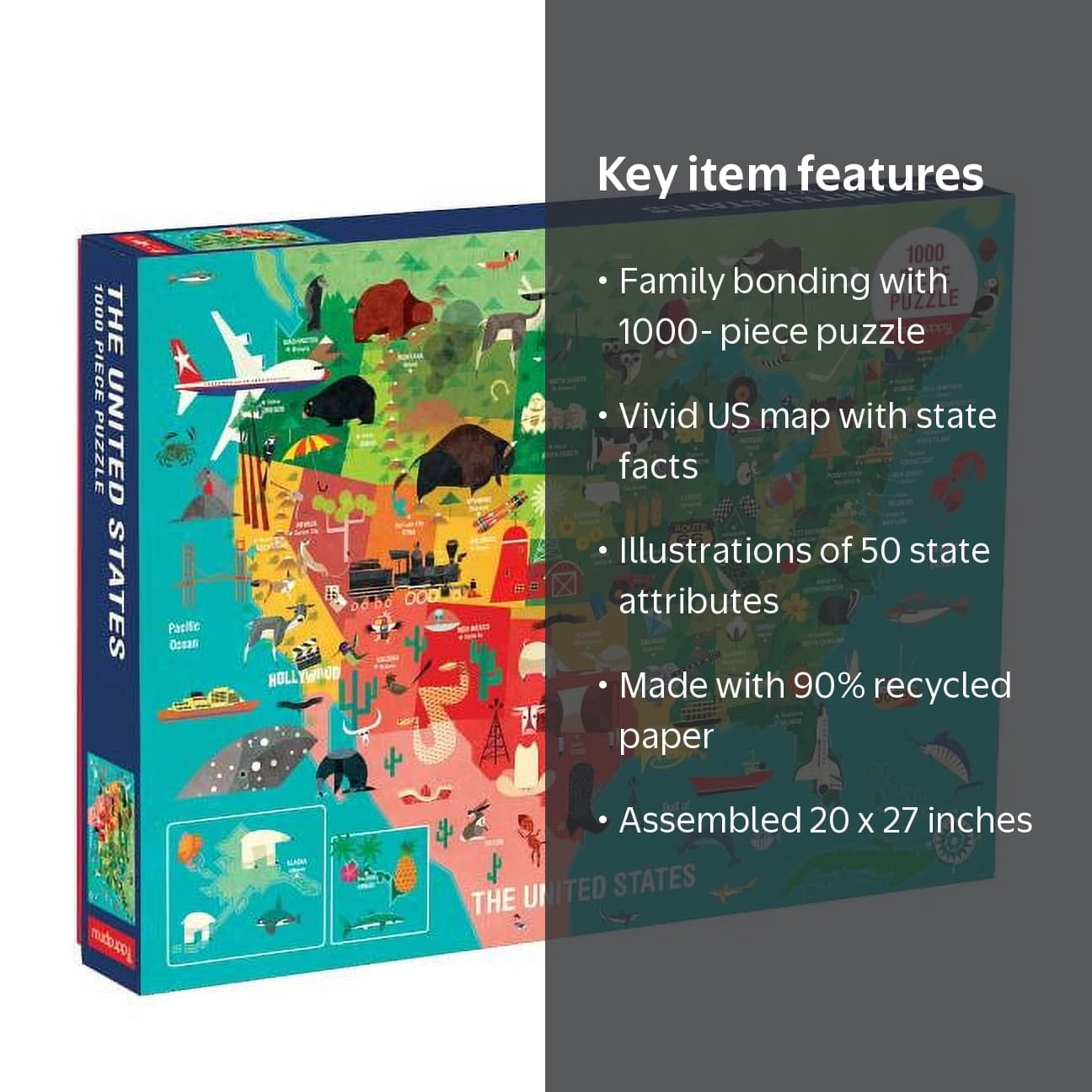 The United States 1000 Piece Family Puzzle - Image 3