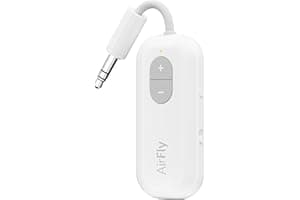 Twelve South AirFly SE | Bluetooth Wireless Audio Transmitter Adapter for AirPods/Headphones, 20+ Hr Battery, Works with 3.5m