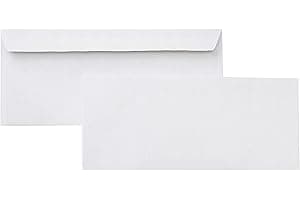 Amazon Basics #10 Security-Tinted Self-Seal Business Envelopes for Documents, Privacy, Home & Office, White, 500-Pack