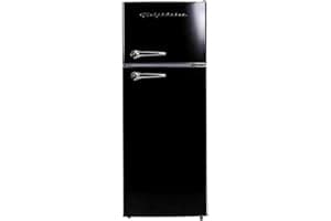 Frigidaire EFR786 Retro Apartment Size Refrigerator with Top Freezer - 2 Door Fridge with 7.5 Cu Ft of Storage Capacity, Adju