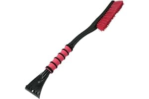 Mallory 532 26 Inch Snow Brush with Ice Scraper for Cars, Trucks, SUVs, RVs, and More (Colors May Vary)