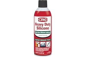 CRC Heavy Duty Silicone Lubricant, 11 Wt Oz, Clear Colorless Liquid