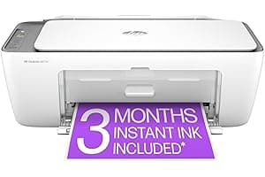 HP DeskJet 2855e Wireless All-in-One Color Inkjet Printer, Scanner, Copier, Best for home, 3 months of Instant Ink included, 