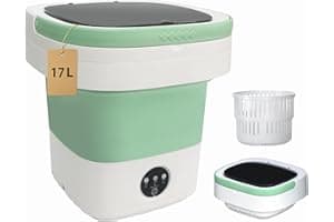 Portable Washing Machine, 17L Foldable Portable Laundry Machine and Spinner for Baby Clothes, Underwear, Socks with 3 Modes D