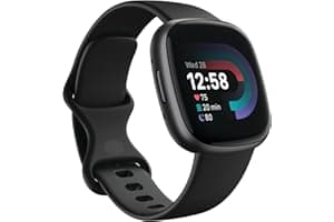 Fitbit Versa 4 Fitness Smartwatch with Daily Readiness, GPS, 24/7 Heart Rate, 40+ Exercise Modes, Sleep Tracking and more, Bl