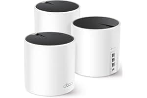 TP-Link Deco X55 AX3000 WiFi 6 Mesh System - Covers up to 6500 Sq.Ft, Replaces Wireless Router and Extender, 3 Gigabit Ports 