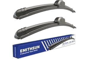 EMITHSUN OEM QUALITY 22" + 22" Premium All-Seasons Stable And Quiet Windshield Wiper Blades(Set of 2)