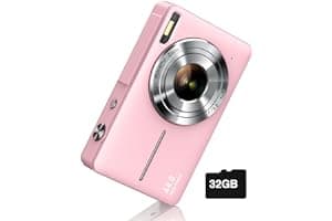 Digital Camera, FHD 1080P Digital Point and Shoot Camera with 16X Zoom Anti Shake, Compact Small Camera for Boys Girls Kids