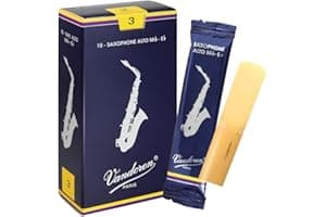Vandoren SR213 Alto Sax Traditional Reeds Strength 3; Box of 10
