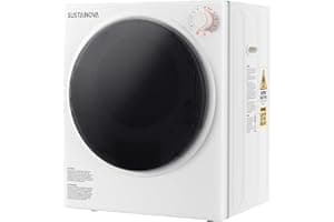 Elevon 800W Portable Clothes Dryer, 2.6 cu.ft Electric Drying Machine for Laundry with Stainless Steel Tub for Apartment, Rvs