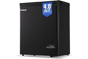 DEMULLER 79L Chest Freezer with Electronic Panel Mini Deep Freezers with Two Wire Baskets Compact Size & Low Noise & Rapid Co