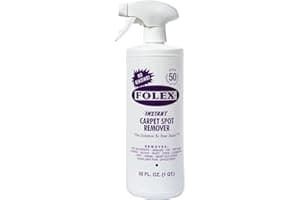 FOLEX Instant Carpet Spot Remover Carpet Cleaner - 32 oz - Removes Pet Accidents, Grease, Red Wine and More