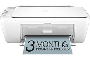 HP DeskJet 2827e Wireless All-in-One Color Inkjet Printer, Scanner, Copier, Best-for-Home, 3 Month Instant Ink Trial Included