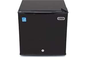 Whynter Upright Small Freezer Mini Freezer with Lock for Bedrooms, Dorms, Garages, Offices CUF-110B, Black Energy Star, 1.1 C