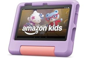 Amazon Fire 7 Kids tablet (newest model) ages 3-7. Top-selling 7" kids tablet on Amazon. Includes ad-free and exclusive conte