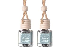 C&E Craft Co Hanging Car Air Freshener Diffuser 2 Pack, Long Lasting Fragrance Oil Car Freshener, Glass Bottle Auto Air Fresh