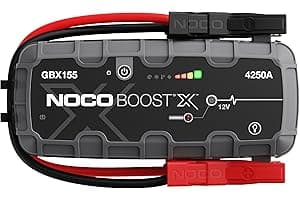 NOCO Boost X GBX155: 4250A UltraSafe Jump Starter – 12V Lithium Battery Booster Pack, Portable Jump Box, Power Bank & Jumper 