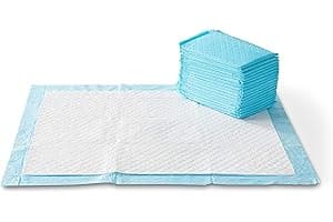 Amazon Basics X-Large Heavy Duty Absorbent Puppy Potty Pads, Leak-Proof, Quick-Dry, Super Absorbent Gel Technology for Dog Tr