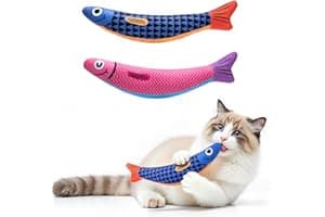 PetBusy Cat Toys with[5000mg A+Natural Catnip &Silvervine] [Baby Grade] Interactive Soft Chew Kicker Cat Toys for Indoor Cats