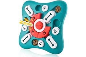 PETSTA Dog Puzzle Toys, Treat Dispensing Dog Enrichment Toys for IQ Training and Brain Stimulation, Interactive Mentally Stim