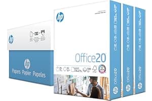HP Printer Paper | 8.5 x 11 Paper | Office 20 lb | 3 Ream Case - 1500 Sheets | 92 Bright | Made in USA - FSC Certified | 1120