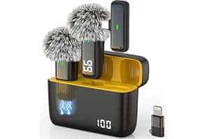 NPTCL Wireless Microphone for iPhone Android Lav Mic USB C Lavalier Microphone Type C Lapel Mic for iPhone 15/16 iPad Video R