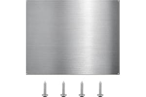 VENFAN Stainless Steel Backsplash for Stove - Ultra Flat and Flushed Metal Panel Splatter Guard for Kitchen Wall, Stove Backs