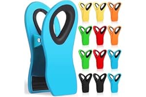 Jetmore 12 Pack Chip Clips Bag Clips, Magnetic Bag Clip for Food Storage Heavy Duty, Plastic Food Clip for Chips, Snack, Kitc