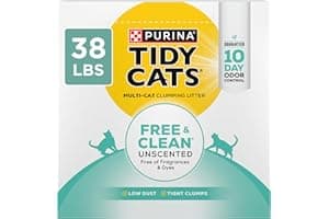 Purina Tidy Cats Free and Clean Unscented Cat Litter - 38 lb. Box