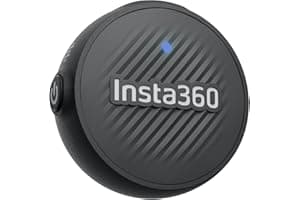 Insta360 Mic Air Transmitter, 7.9g Ultralight, Wireless Microphone, Noise Cancelling, Vlog, Streaming, Compatible X5/X4/X4 Ai