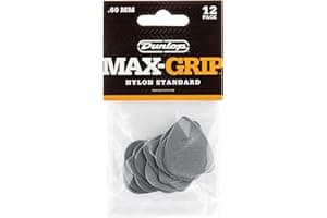 Jim Dunlop Max-Grip® Nylon Standard Pick .60MM - 12 Pack