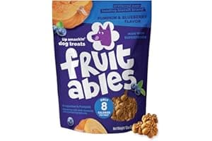 Fruitables Baked Dog Treats, Healthy Pumpkin Treat for Dogs, Low Calorie & Delicious, No Wheat, Corn or Soy, Made in the USA,
