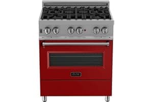 ZLINE 30 in. 4.0 cu. ft. Legacy Dual Fuel Range with 4 Burner Gas Cooktop and Electric Convection Oven in Satin Stainless Ste