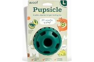 WOOF Pupsicle - Long-Lasting Interactive Dog Toy to Keep Your Pup Busy and Distracted - Safe for Dogs - Low-Mess Design - Dog