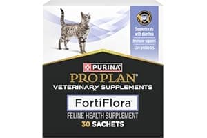 Purina Pro Plan Veterinary Supplements FortiFlora Probiotics for Cats for Digestive Gut Health and Diarrhea - 30 ct. Box