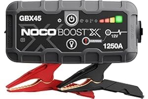 NOCO Boost X GBX45: 1250A UltraSafe Jump Starter – 12V Lithium Battery Booster Pack, Portable Jump Box, Power Bank & Jumper C