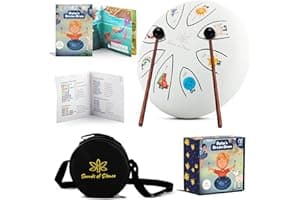 Steel Tongue Drum With Songbook And Bedtime Story - Kids Musical Instruments - Musical toys for toddlers, Dylan's Dream Drum 