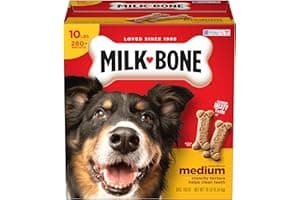 Milk-Bone Original Dog Treats Biscuits for Medium Dogs, 10 Pound