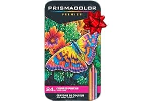 Prismacolor Premier colored Pencils, Soft Core, Assorted Colors, 24 Count - Durable, Vibrant, Ultra-Smooth, Adult Coloring, D