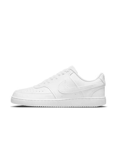 Nike Men's Court Vision Low Next Nature Shoes, White/White-White, 10.5