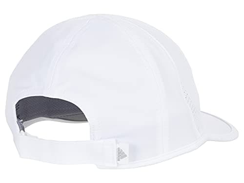 adidas Superlite Hat, Relaxed-fit Adjustable Workout Sports Cap, White/Silver Reflective/2.0, One Size - Image 2