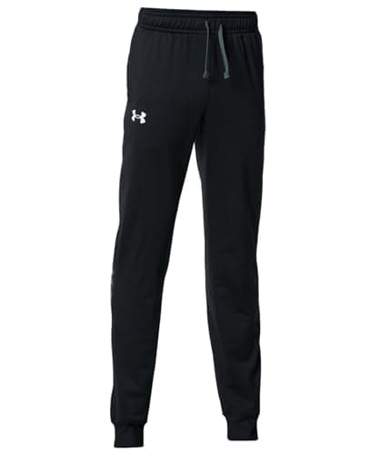 Under Armour Boys Brawler 2.0 Tapered Pants , Black (001)/White , X-Large - Image 5
