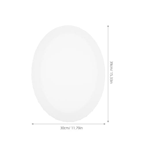 15.33 * 11.79Inch Oval Canvases for Painting,Oval Framed Canvas Blank Art Board Panels for Acrylic and Oil Painting Home Office Decor - Image 2