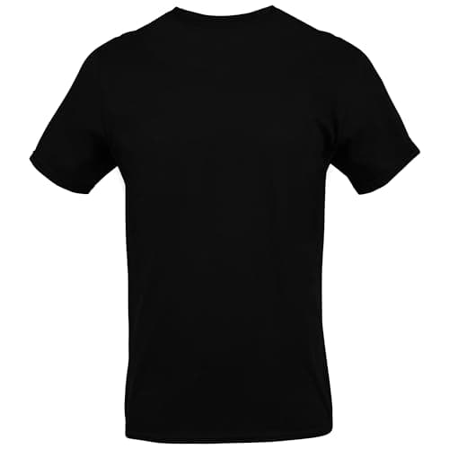 Gildan Men's Crew T-Shirts, Multipack, Style G1100, Black (6-Pack), Large - Image 5