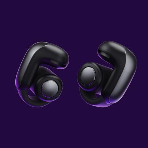 Bose Ultra Open Bluetooth Earbuds, True Wireless Earbuds with OpenAudio for Awareness, Clip On Design for Comfort, Immersive Audio, Up to 48 Hrs of Playtime, Black - Image 2