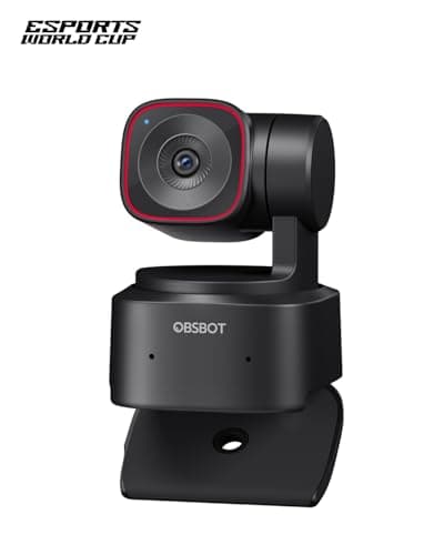 OBSBOT Tiny 2 Lite 4K Webcam for PC, AI Tracking PTZ Streaming Camera with 1/2" Sensor, Gesture Control, 60 FPS, HDR, Microphones, Web Camera for Desktop Computer, Laptop, Meeting, Video Calls, etc. - Image 2