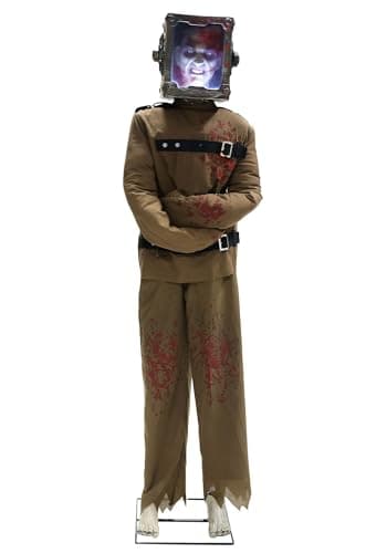 Fun Costumes 6FT Torture Box Man Animatronic | Six Foot Animated Halloween Decoration with Lights, Sound and Motion Sensor - Image 5