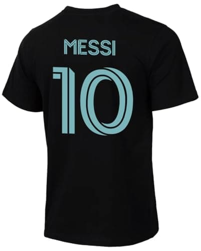 Inter Miami Lionel Messi #10 Youth Boys (8-20) Black Alternate Heron Third Jersey Tee (US, Numeric, 10, 12, Regular, Black) - Image 3