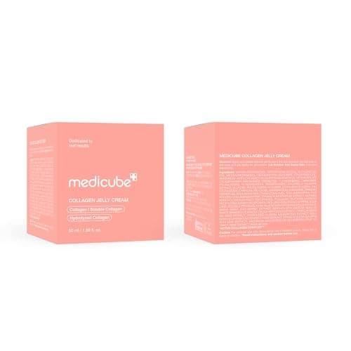 medicube Collagen Jelly Cream- Niacinamide & Freeze-Dried Hydrolyzed Collagen - Boosts skin's barrier hydration and gives 24h Glow & Lifted Look - Korean skincare (1.69 Fl Oz (Pack of 1)) - Image 8