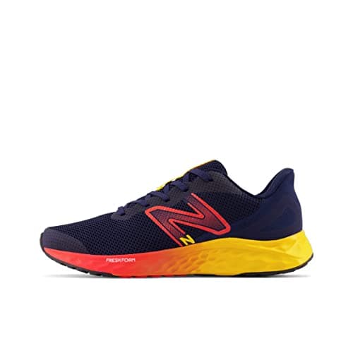 New Balance Fresh Foam Arishi V4 Lace-up Running Shoe, Team Navy/Electric Red/Egg Yolk, 5.5 US Unisex Big Kid - Image 8